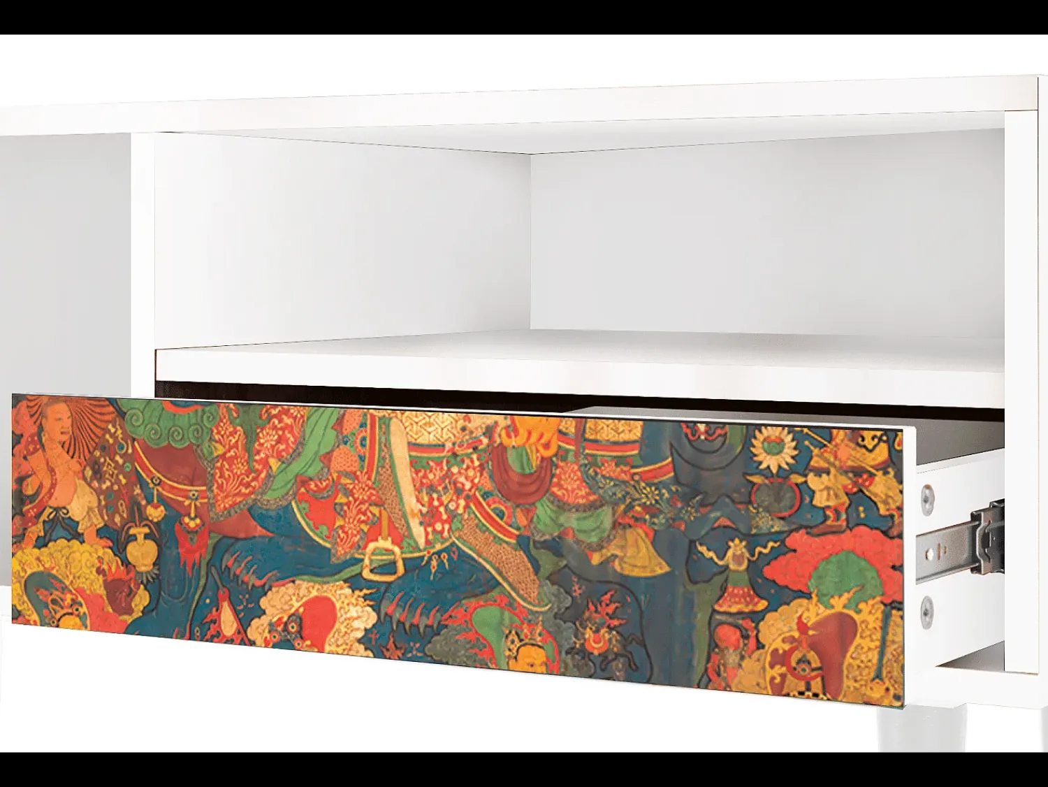 Móvel De Tv| Mueble de TV - 115х59х48 cm - T3 - God by Vaisravana , Branco Bege
