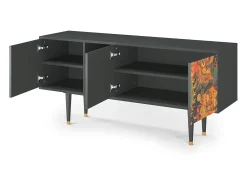 New Mueble de TV - 150х69х41 cm - T5 - God by Vaisravana , Antracite Cinza antracite