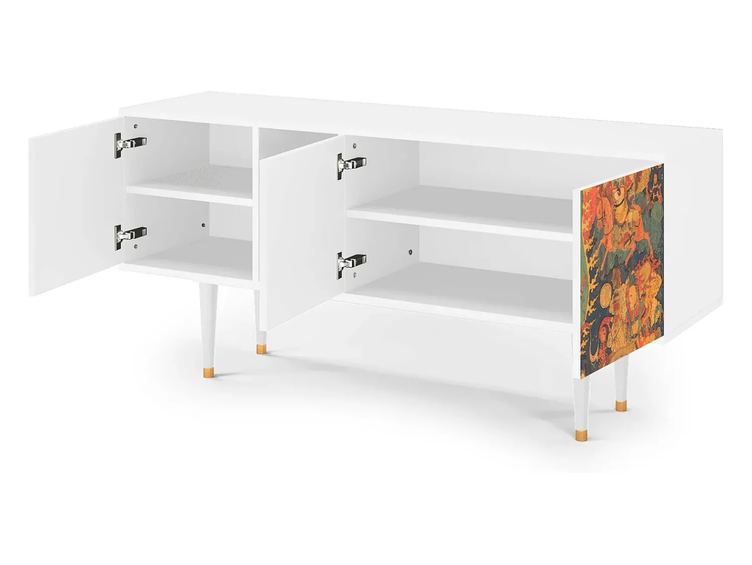 Móvel De Tv* Mueble de TV - 150х69х41 cm - T5 - God by Vaisravana , Branco Bege