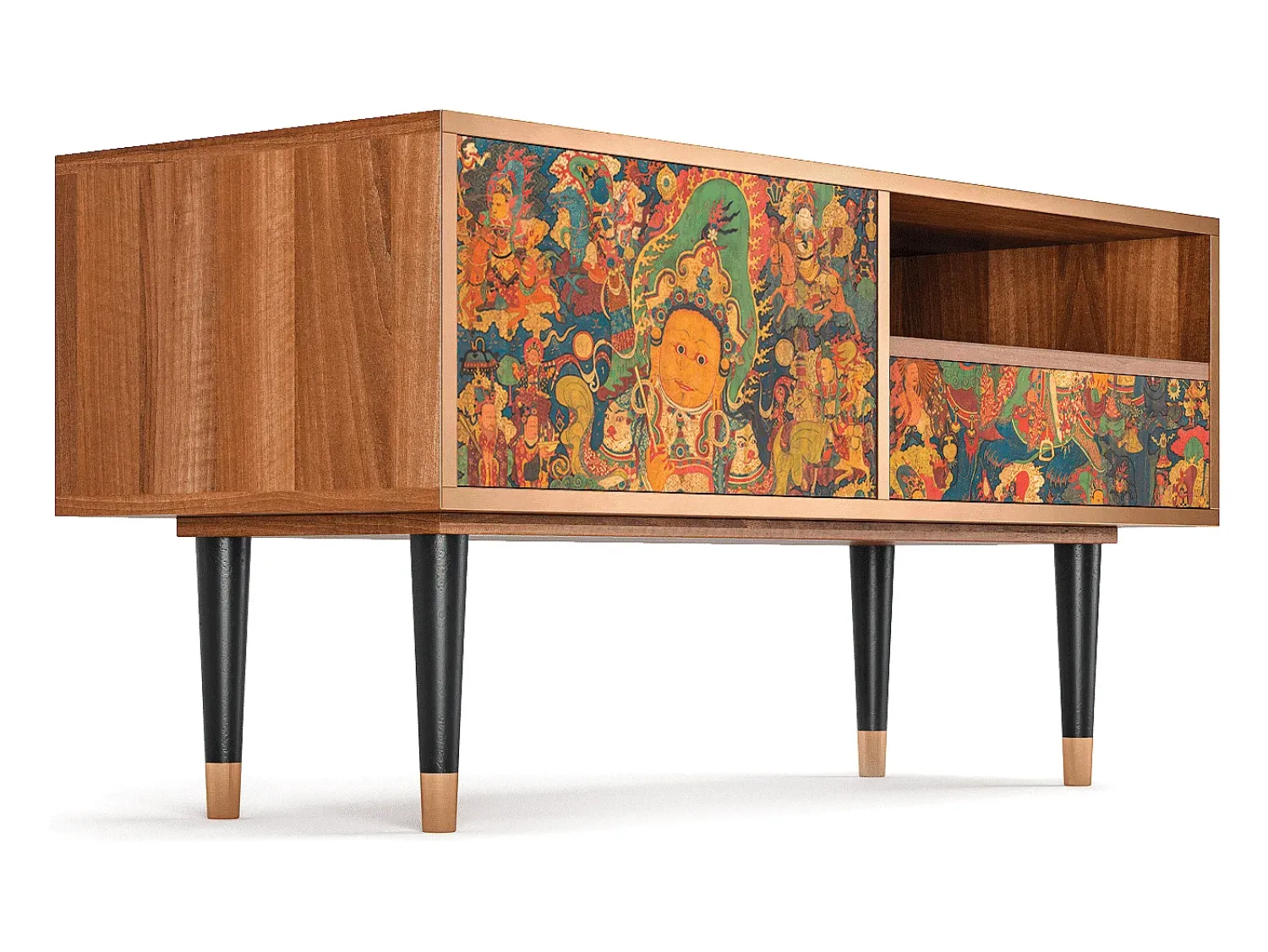 Mueble de TV - 115х59х48 cm - T3 - God by Vaisravana , Nogueira^ Móvel De Tv