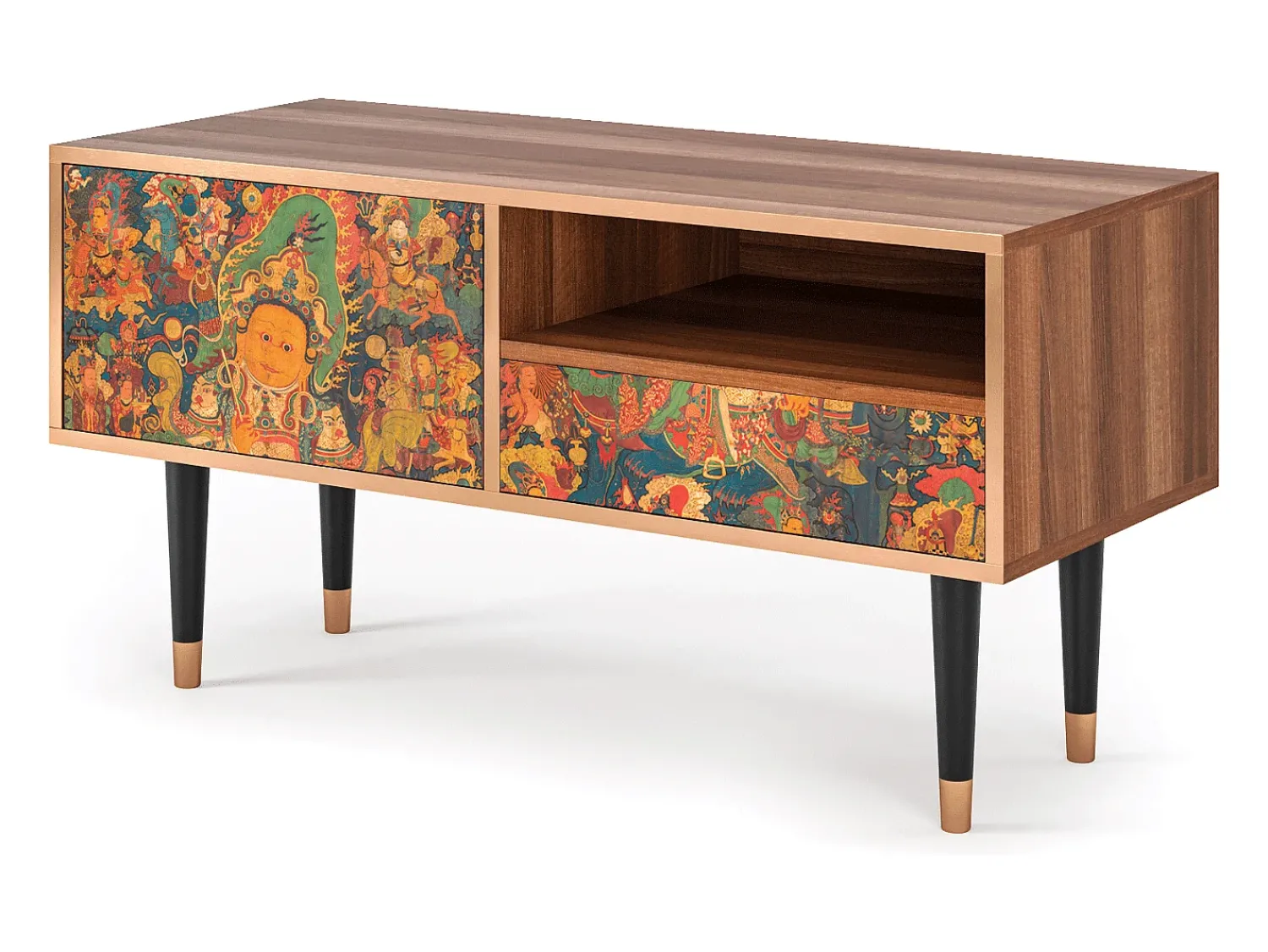 Mueble de TV - 115х59х48 cm - T3 - God by Vaisravana , Nogueira^ Móvel De Tv