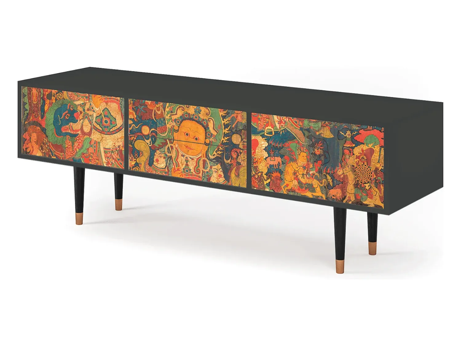 Mueble de TV - 170х59х48 cm - T4 - God by Vaisravana , Antracite^ Móvel De Tv