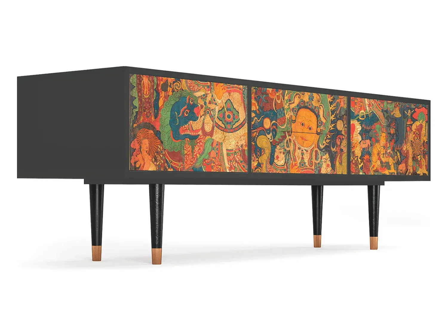 Mueble de TV - 170х59х48 cm - T4 - God by Vaisravana , Antracite^ Móvel De Tv
