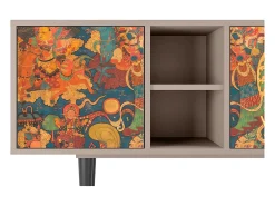 Móvel De Tv* Mueble de TV - 150х69х41 cm - T5 - God by Vaisravana , Latte Bege
