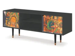 Móvel De Tv| Mueble de TV - 170х69х48 cm - T2 - God by Vaisravana , Antracite Cinza antracite