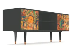 Móvel De Tv| Mueble de TV - 170х69х48 cm - T2 - God by Vaisravana , Antracite Cinza antracite