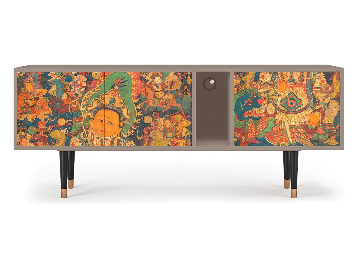 Hot Mueble de TV - 170х69х48 cm - T1 - God by Vaisravana , Latte Bege