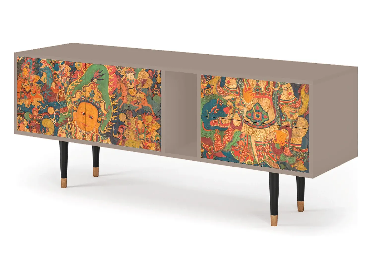 Hot Mueble de TV - 170х69х48 cm - T1 - God by Vaisravana , Latte Bege