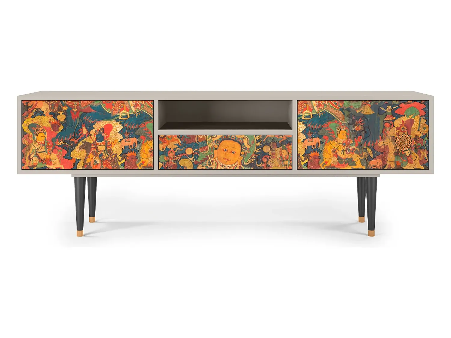 Móvel De Tv* Mueble de TV - 170х59х41 cm - T6 - God by Vaisravana , Areia Bege