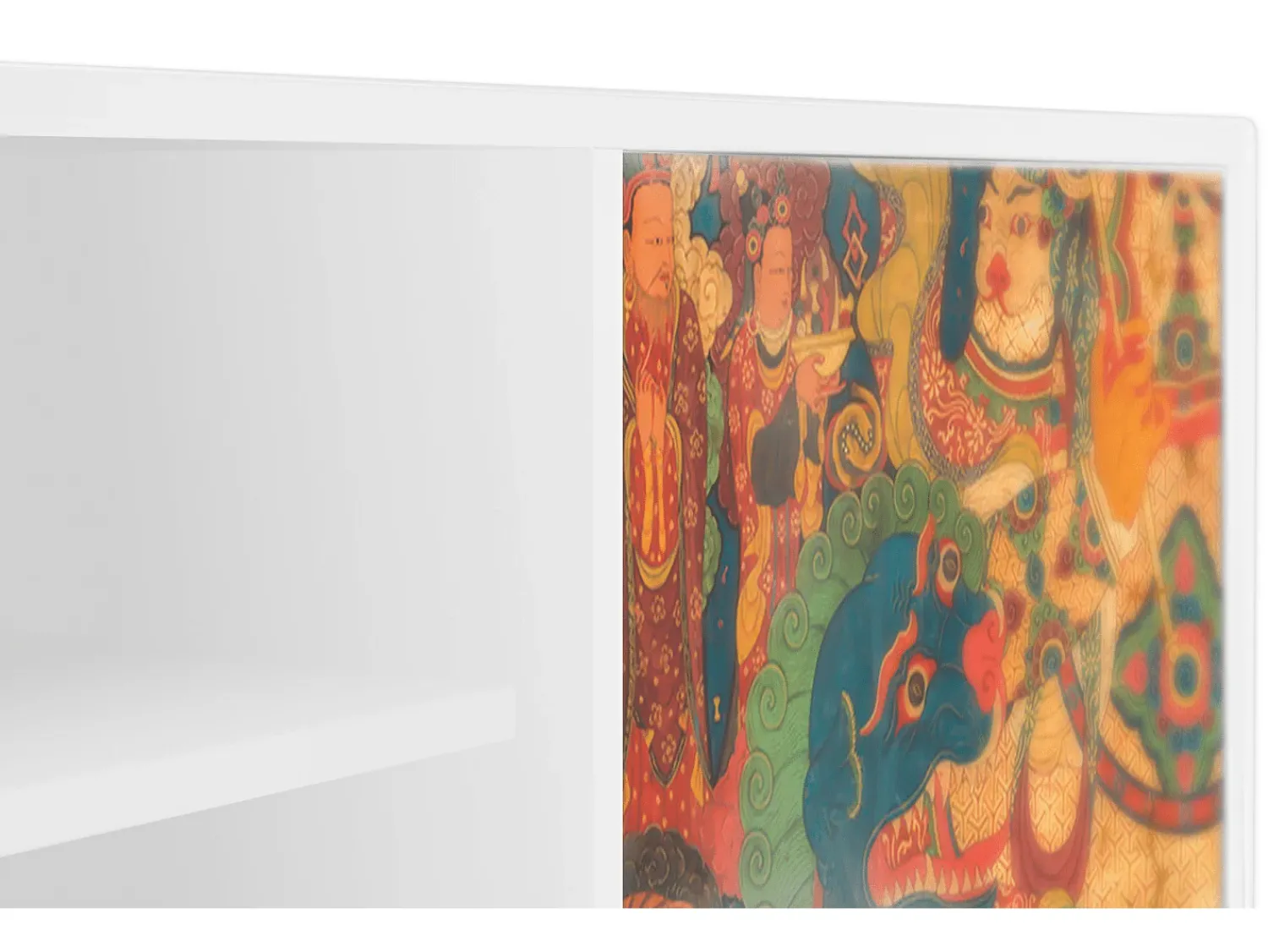 Hot Mueble de TV - 170х69х48 cm - T2 - God by Vaisravana , Branco Bege