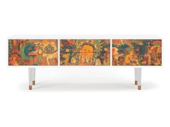 Móvel De Tv* Mueble de TV - 170х59х48 cm - T4 - God by Vaisravana , Branco Bege