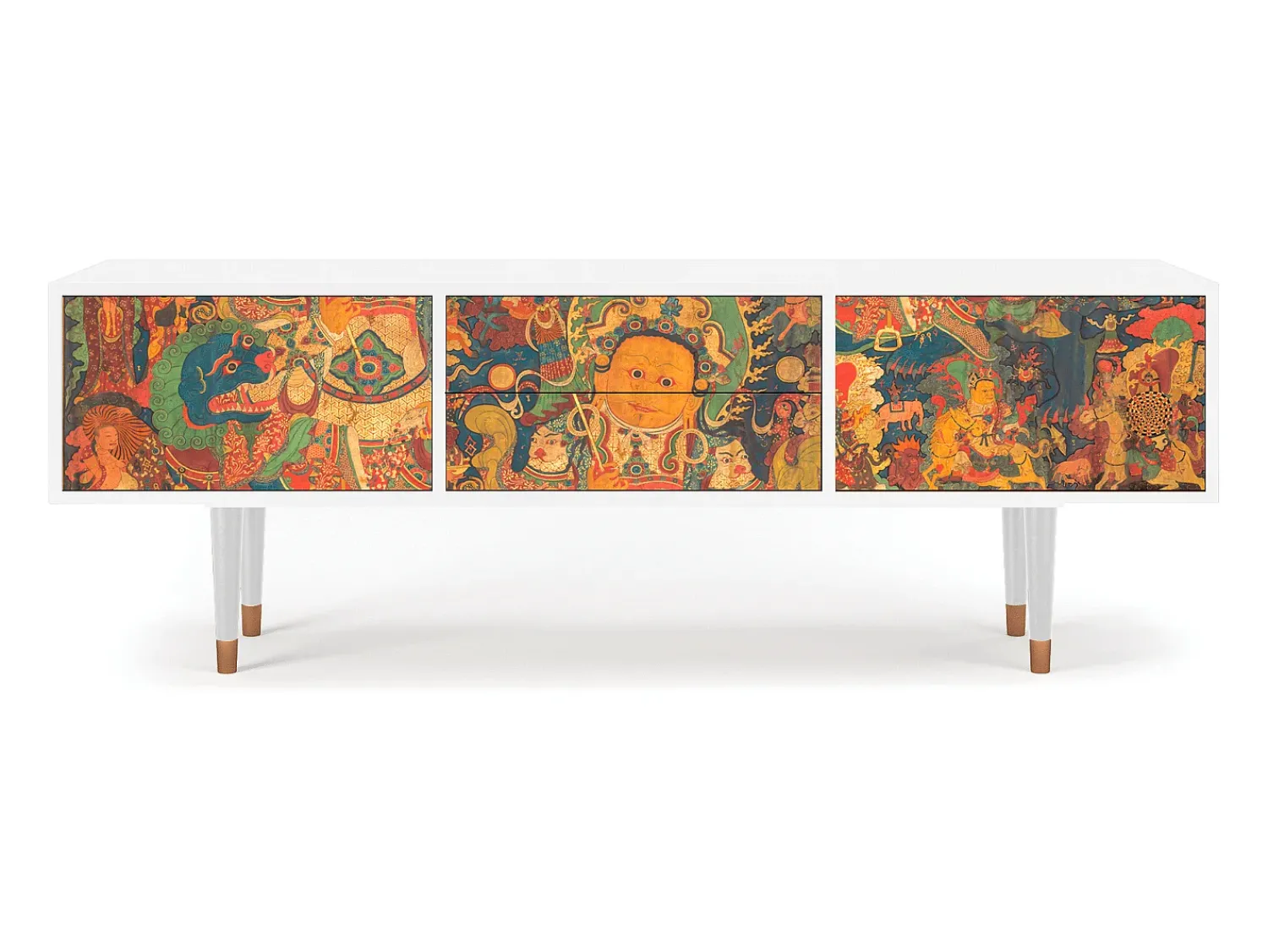 Móvel De Tv* Mueble de TV - 170х59х48 cm - T4 - God by Vaisravana , Branco Bege