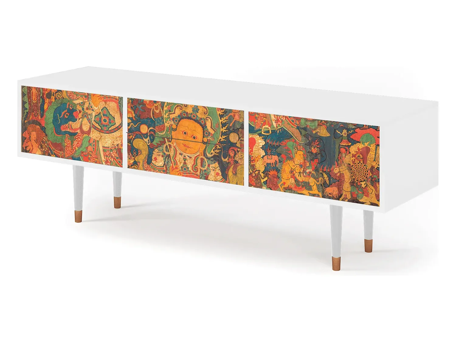 Móvel De Tv* Mueble de TV - 170х59х48 cm - T4 - God by Vaisravana , Branco Bege
