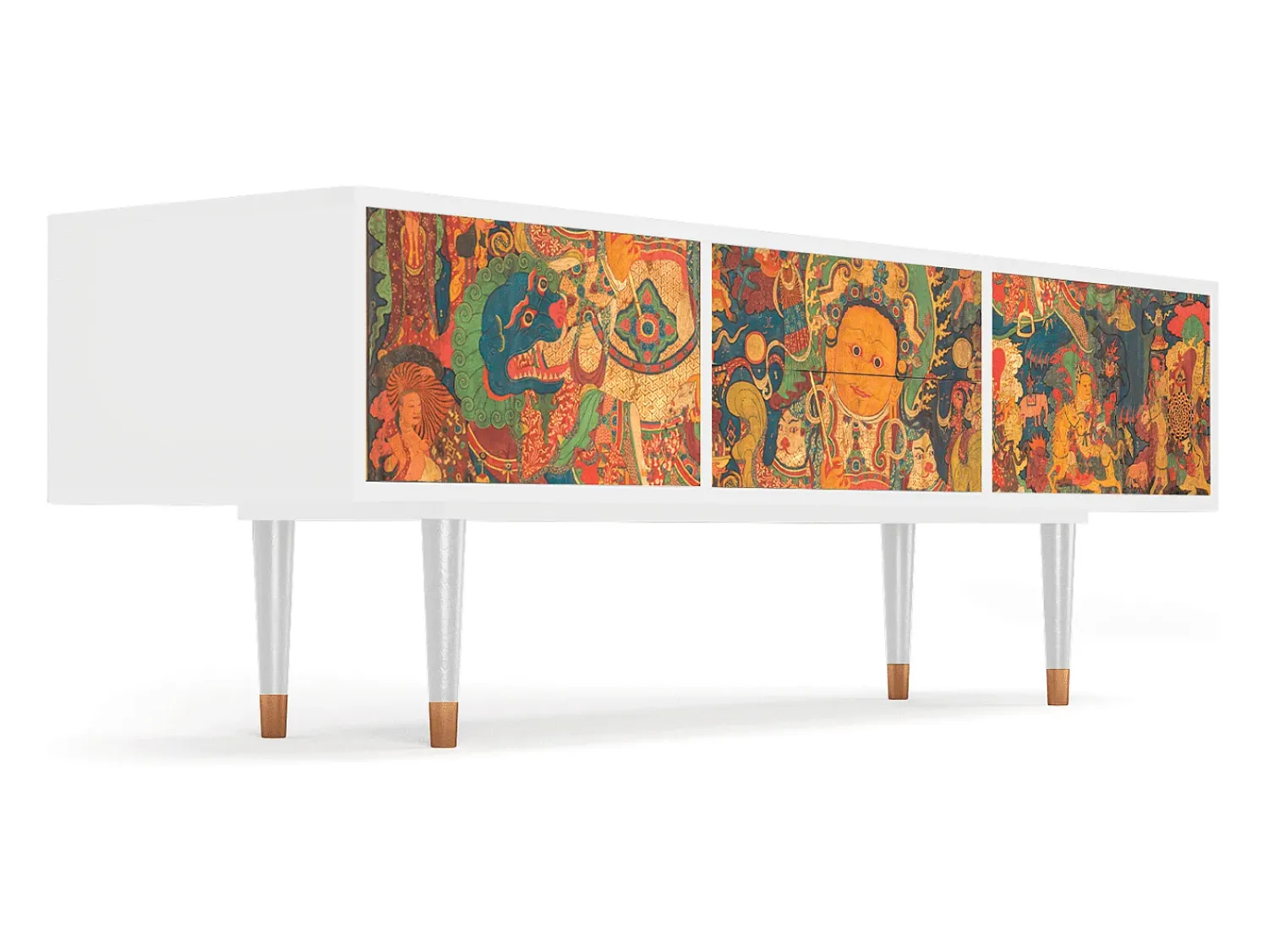 Móvel De Tv* Mueble de TV - 170х59х48 cm - T4 - God by Vaisravana , Branco Bege