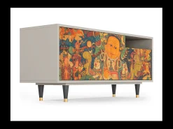 Móvel De Tv* Mueble de TV - 125х56х41 cm - T7 - God by Vaisravana , Areia Bege