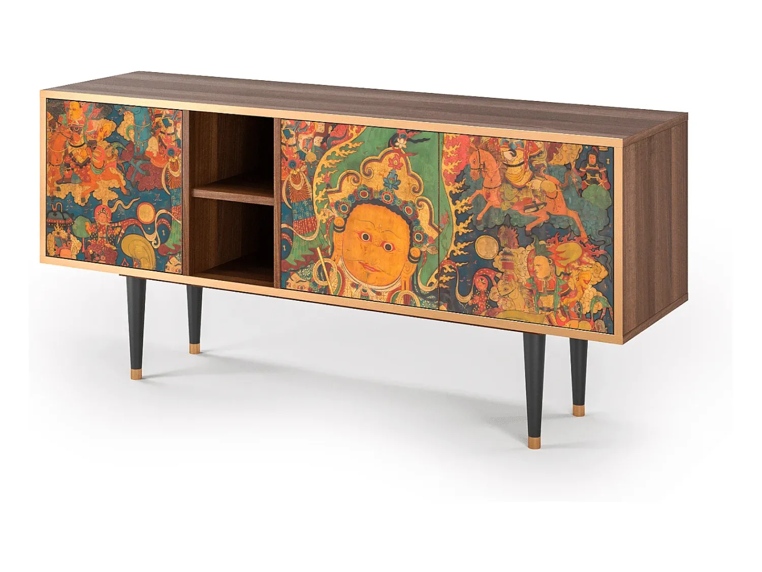 Móvel De Tv* Mueble de TV - 150х69х41 cm - T5 - God by Vaisravana , Nogueira Castanho