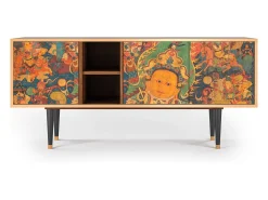 Móvel De Tv* Mueble de TV - 150х69х41 cm - T5 - God by Vaisravana , Nogueira Castanho