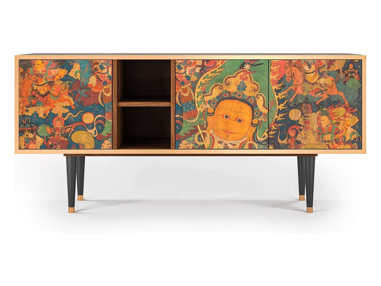 Móvel De Tv* Mueble de TV - 150х69х41 cm - T5 - God by Vaisravana , Nogueira Castanho