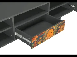 Móvel De Tv* Mueble de TV - 170х59х41 cm - T6 - God by Vaisravana , Antracite Cinza antracite