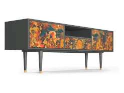Móvel De Tv* Mueble de TV - 170х59х41 cm - T6 - God by Vaisravana , Antracite Cinza antracite
