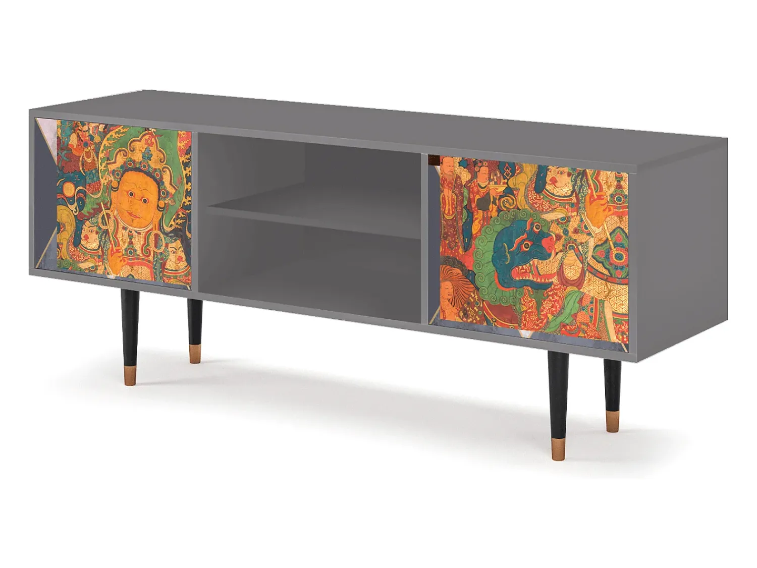 Mueble de TV - 170х69х48 cm - T2 - God by Vaisravana , Cinza^ Móvel De Tv