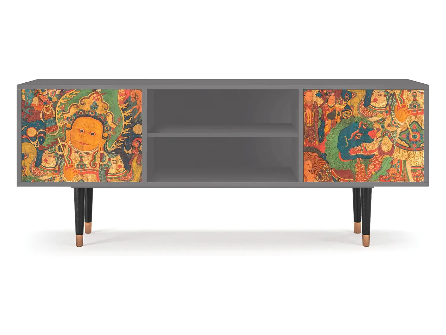 Mueble de TV - 170х69х48 cm - T2 - God by Vaisravana , Cinza^ Móvel De Tv