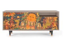 New Mueble de TV - 125х56х41 cm - T7 - God by Vaisravana , Latte Bege