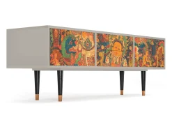 Móvel De Tv| Mueble de TV - 170х59х48 cm - T4 - God by Vaisravana , Areia Bege