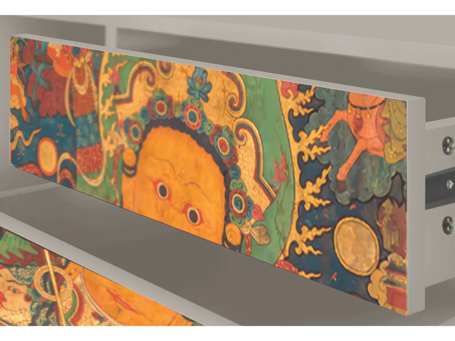 Móvel De Tv| Mueble de TV - 170х59х48 cm - T4 - God by Vaisravana , Areia Bege