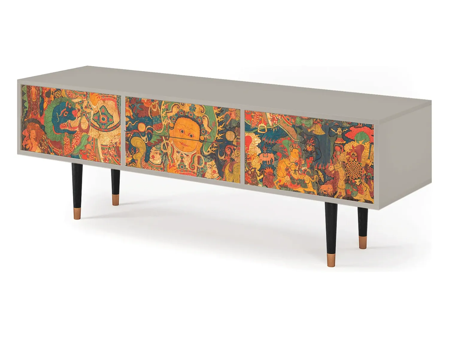 Móvel De Tv| Mueble de TV - 170х59х48 cm - T4 - God by Vaisravana , Areia Bege