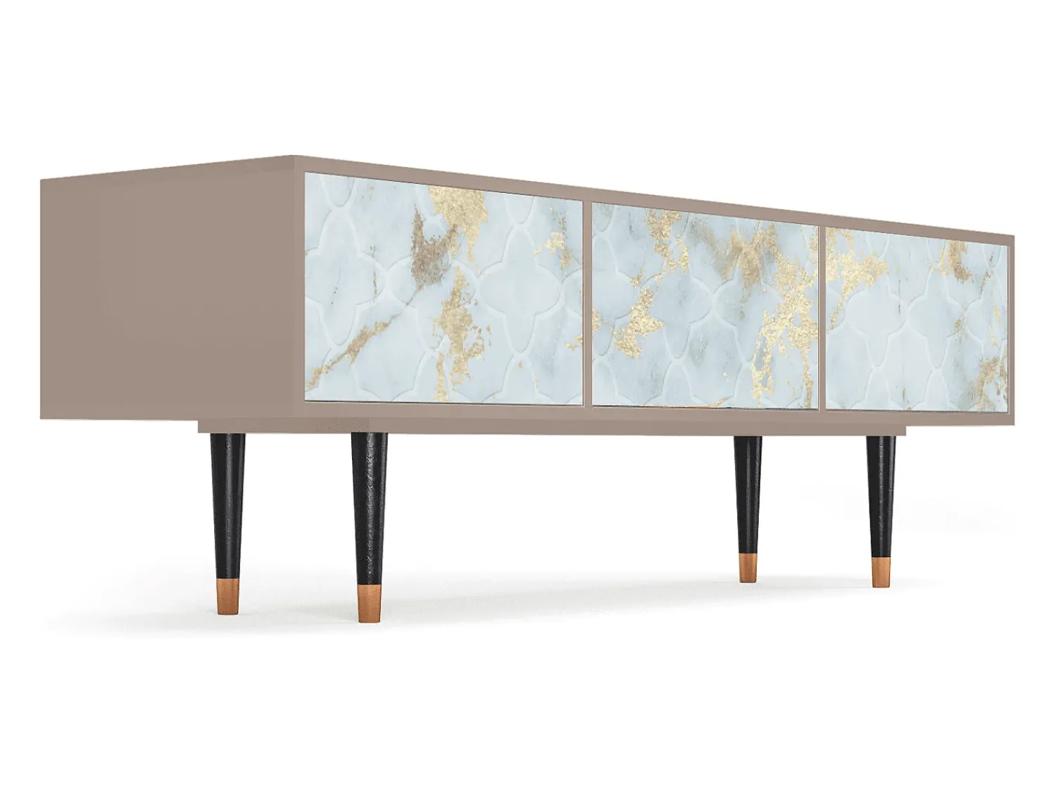 Móvel De Tv| Mueble de TV - 170х59х48 cm - T4 - Golden Waves, Latte Bege