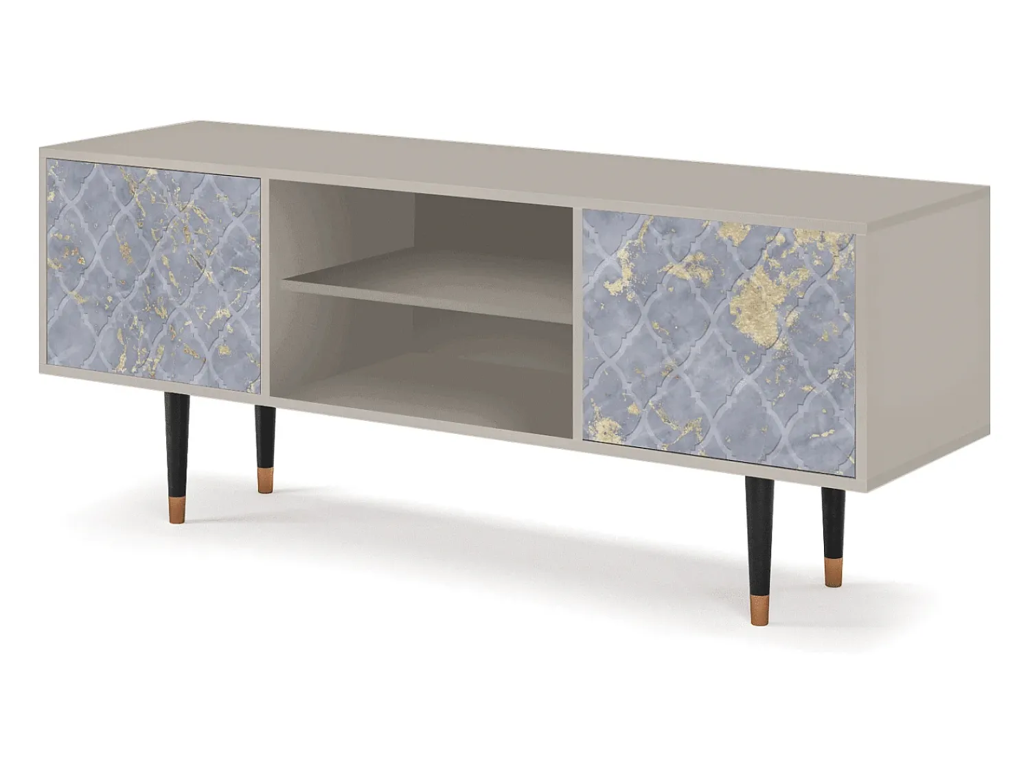 Móvel De Tv| Mueble de TV - 170х69х48 cm - T2 - Golden Smoke, Areia Bege