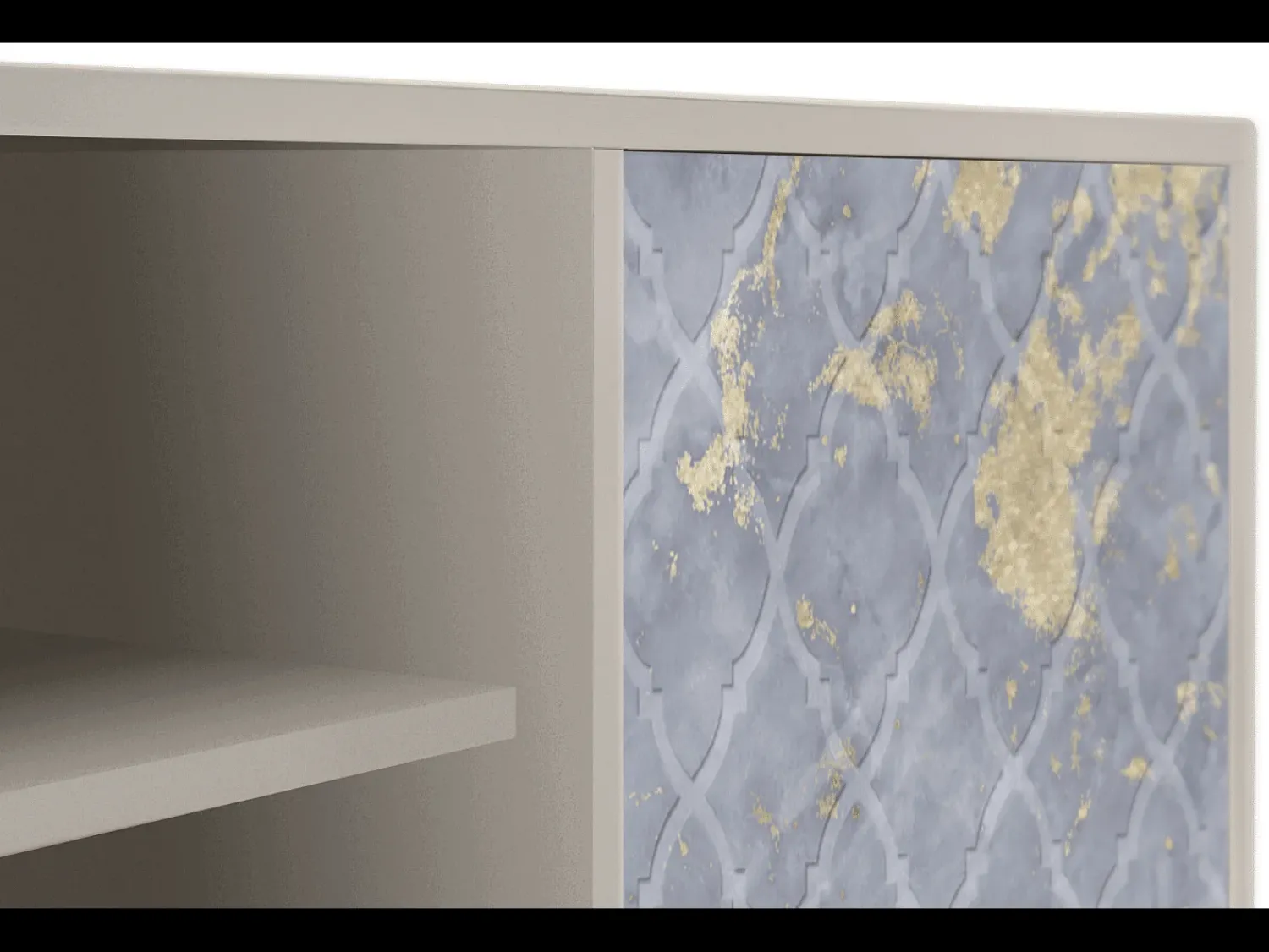 Móvel De Tv| Mueble de TV - 170х69х48 cm - T2 - Golden Smoke, Areia Bege