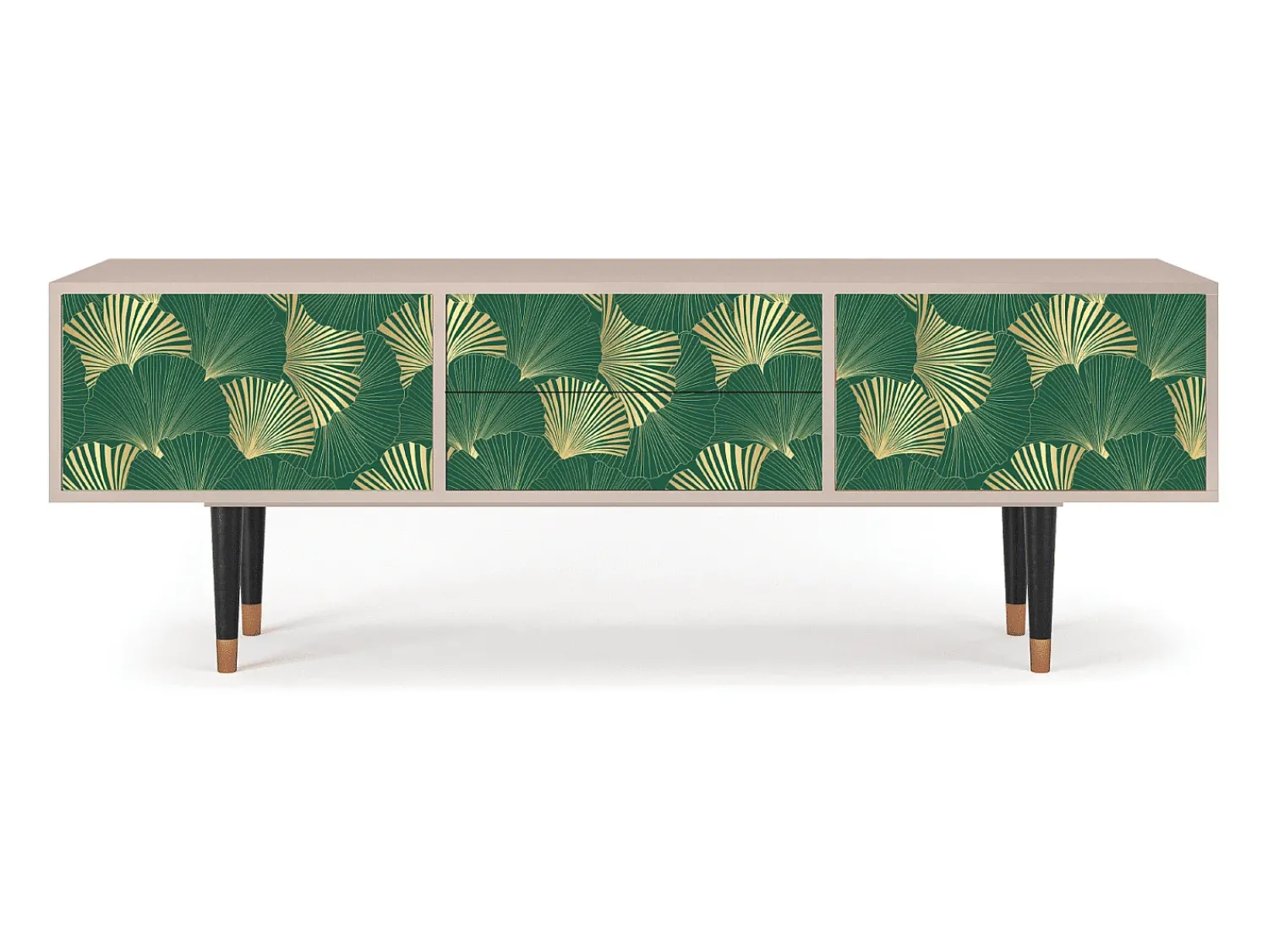 Mueble de TV - 170х59х48 cm - T4 - Gold Ginkgo, Latte^ Móvel De Tv