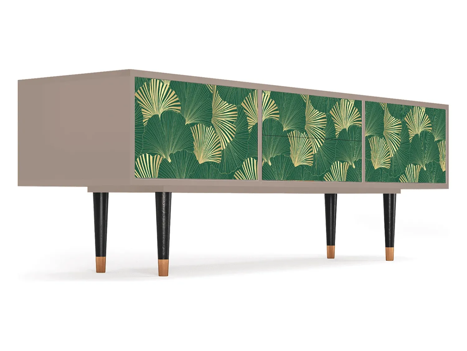 Mueble de TV - 170х59х48 cm - T4 - Gold Ginkgo, Latte^ Móvel De Tv