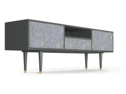 Mueble de TV - 170х59х41 cm - T6 - Golden Smoke, Antracite^ Móvel De Tv