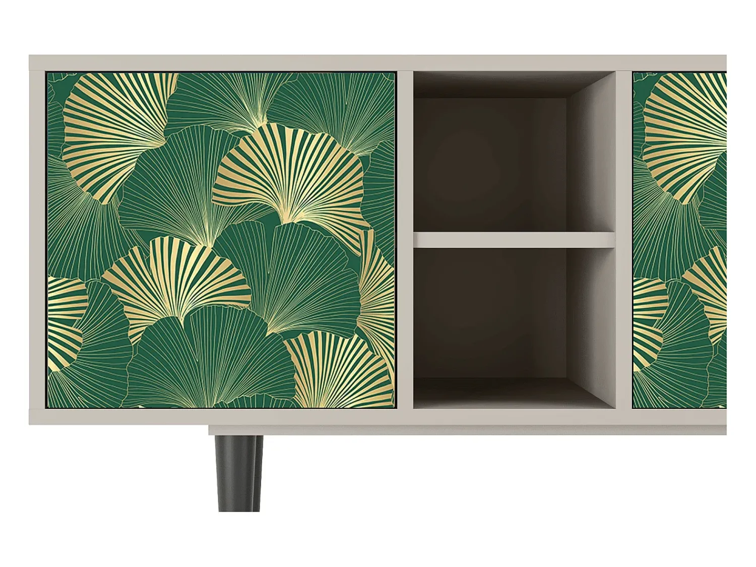 Mueble de TV - 150х69х41 cm - T5 - Gold Ginkgo, Areia^ Móvel De Tv
