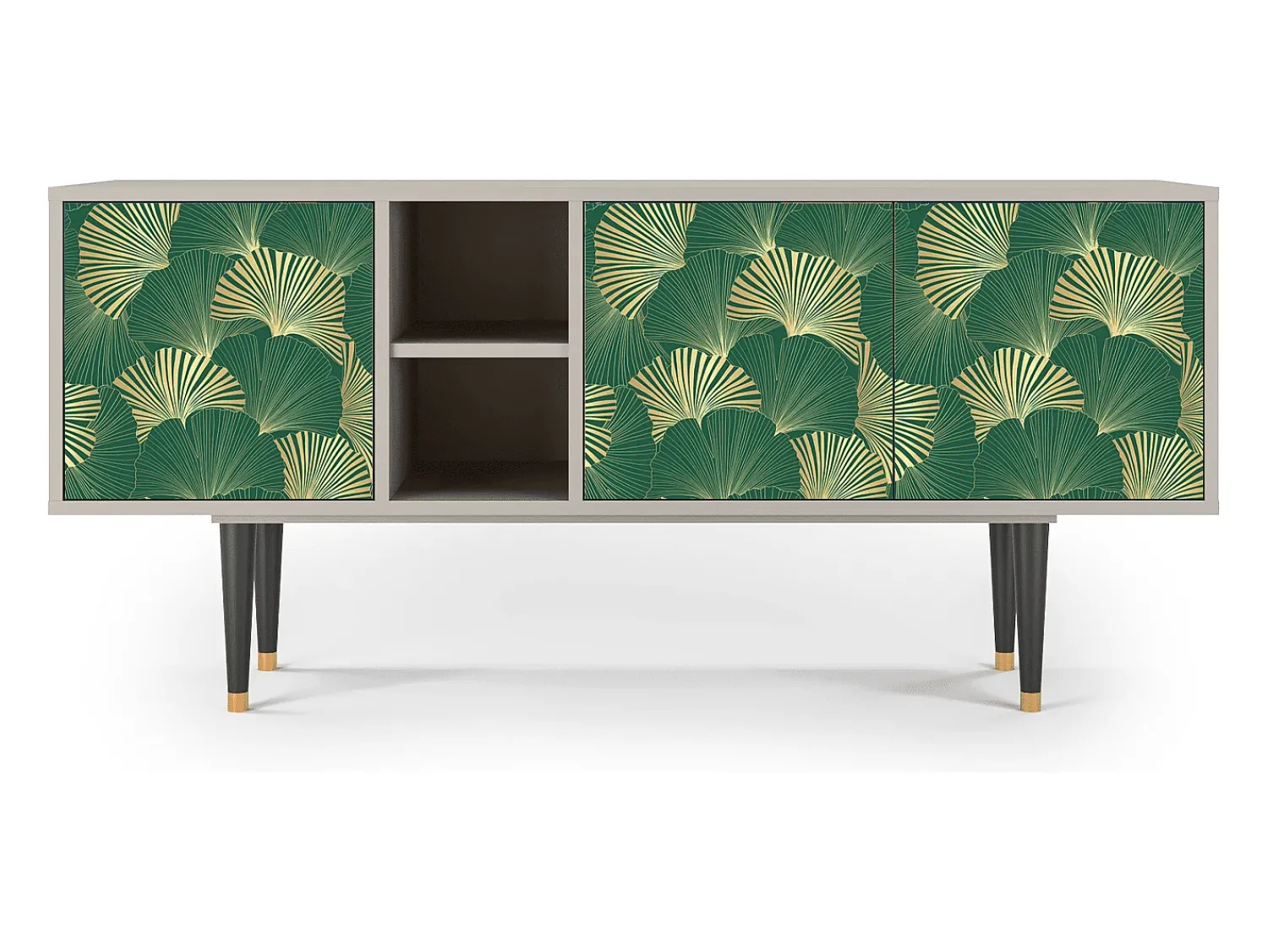 Mueble de TV - 150х69х41 cm - T5 - Gold Ginkgo, Areia^ Móvel De Tv