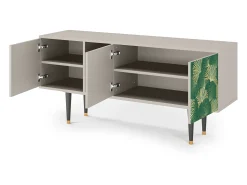 Mueble de TV - 150х69х41 cm - T5 - Gold Ginkgo, Areia^ Móvel De Tv