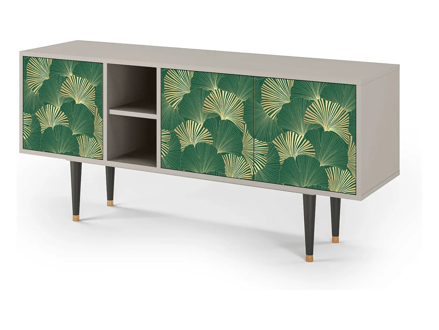 Mueble de TV - 150х69х41 cm - T5 - Gold Ginkgo, Areia^ Móvel De Tv