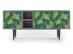 Mueble de TV - 150х69х41 cm - T5 - Gold Ginkgo, Cinza^ Móvel De Tv