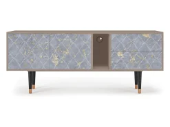 Mueble de TV - 170х69х48 cm - T1 - Golden Smoke, Latte Bege