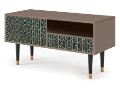 Outlet Mueble de TV - 115х59х48 cm - T3 - Golden Empire, Latte Bege