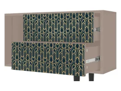 Mueble de TV - 170х69х48 cm - T1 - Golden Empire, Latte^ Móvel De Tv