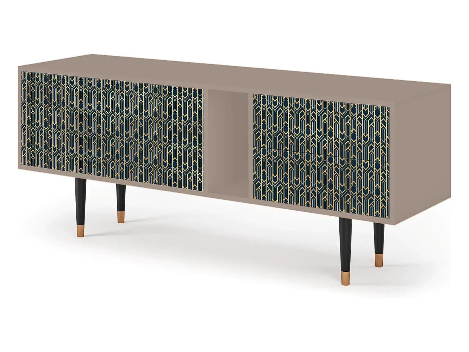 Mueble de TV - 170х69х48 cm - T1 - Golden Empire, Latte^ Móvel De Tv