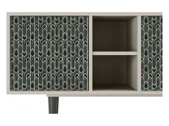 Móvel De Tv* Mueble de TV - 150х69х41 cm - T5 - Golden Empire, Areia Bege