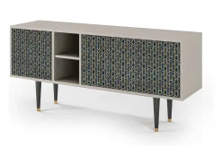 Móvel De Tv* Mueble de TV - 150х69х41 cm - T5 - Golden Empire, Areia Bege