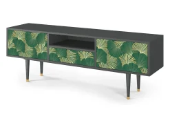 Discount Mueble de TV - 170х59х41 cm - T6 - Gold Ginkgo, Antracite Cinza antracite