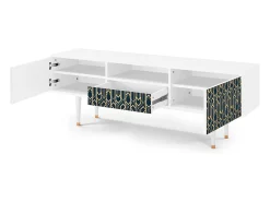 Hot Mueble de TV - 170х59х41 cm - T6 - Golden Empire, Branco Bege