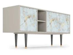 Mueble de TV - 150х69х41 cm - T5 - Golden Waves, Areia^ Móvel De Tv